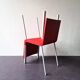 Ensemble de 2 chaises rouges .03 de Maarten van Severen pour Vitra, Suisse 1998