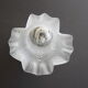 Wall light old wall peg ceramic porcelain, Tulip glass