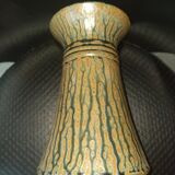Sandstone vase enamelled large fire cooking 1930/50