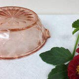 Cendrier à cigare en verre rose