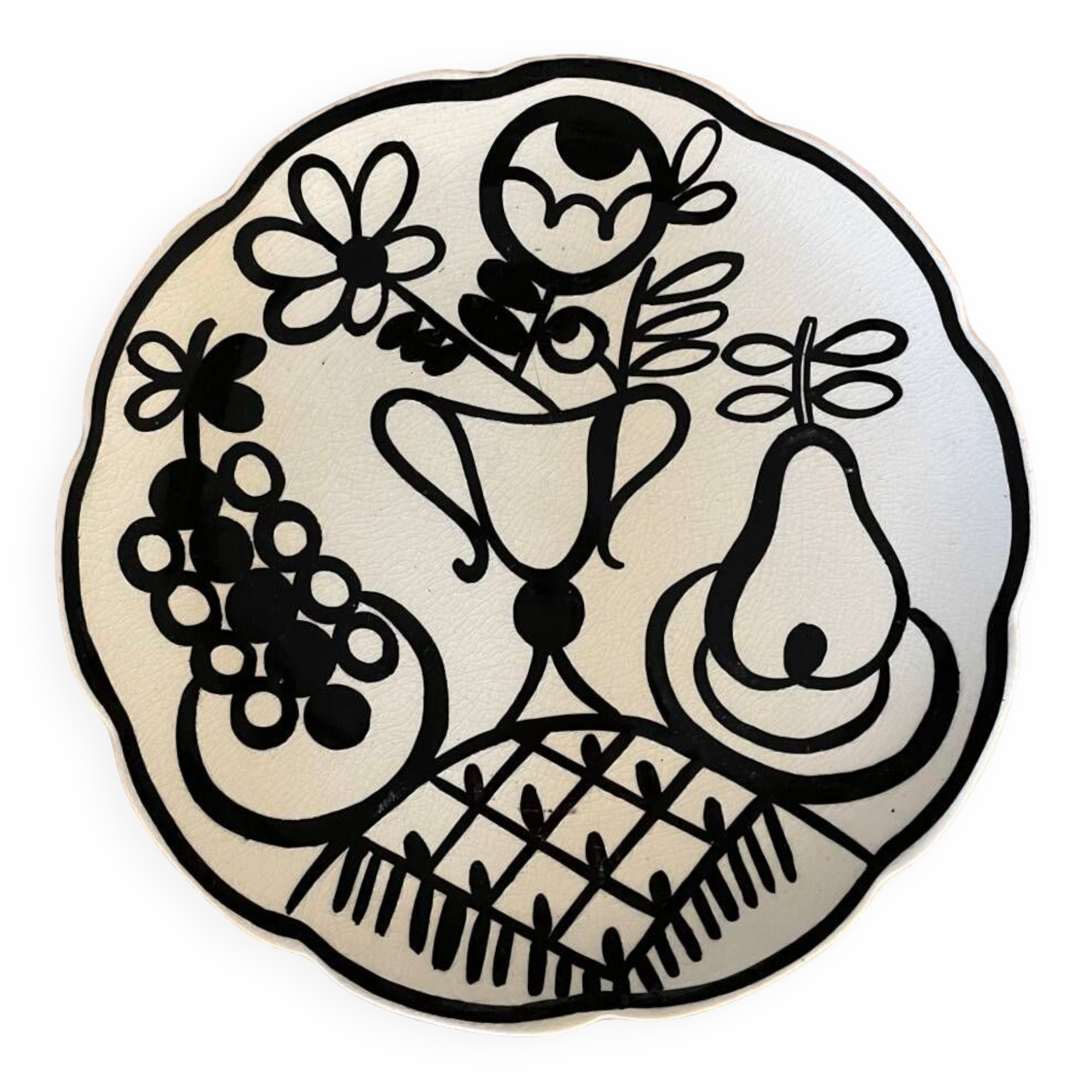 Set of 2 Primavera ceramic plates