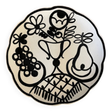 Set of 2 Primavera ceramic plates