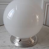 Opline ceiling lamp and aluminum support 50s-60s