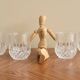 Set 6 verres à eau ou whisky cristal ciselé