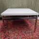 Table basse chromé vintage design 70