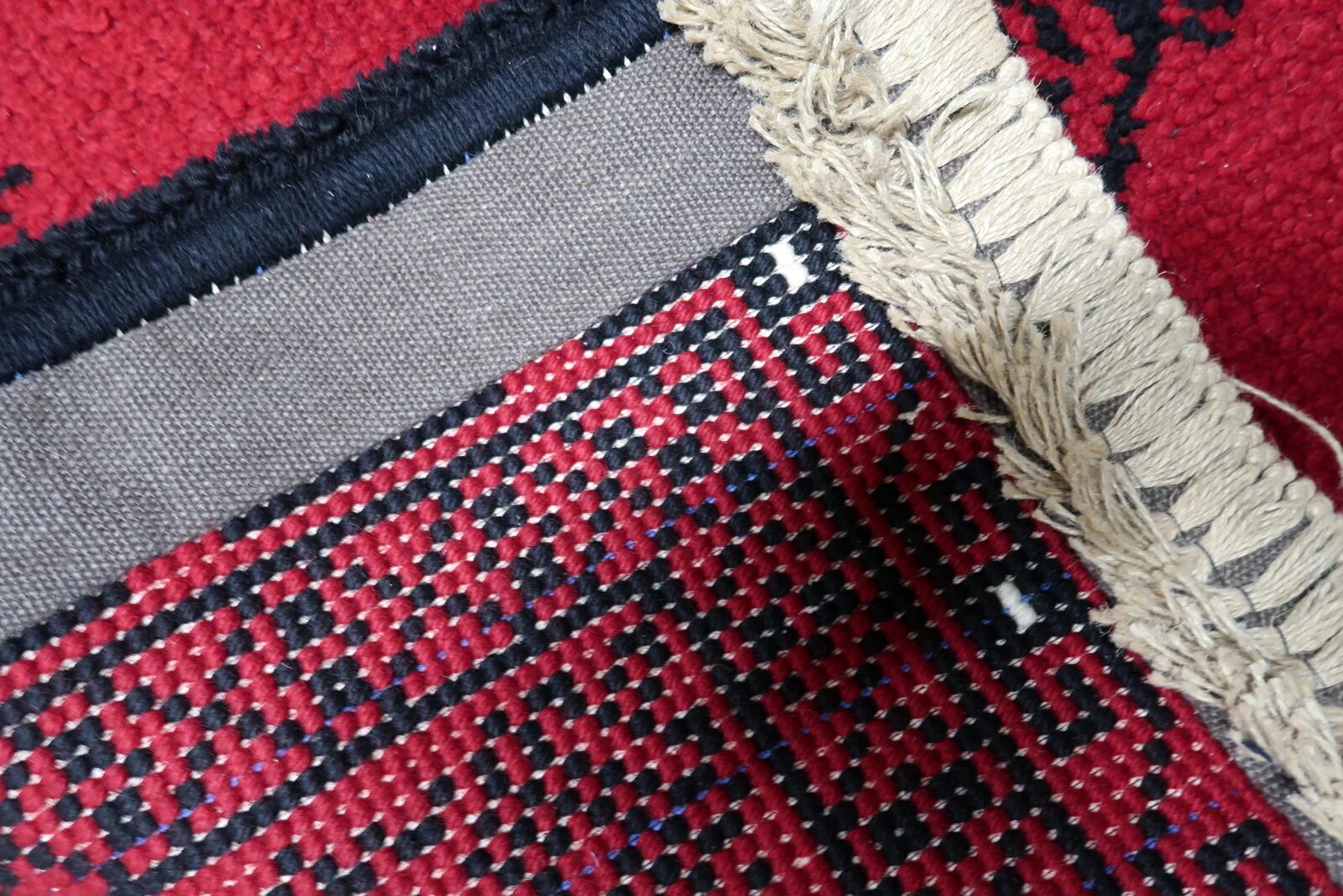 Vintage French Savonnerie rug 3.8' x 6.5' 1960s - 1C1226