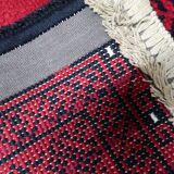 Vintage French Savonnerie rug 3.8' x 6.5' 1960s - 1C1226