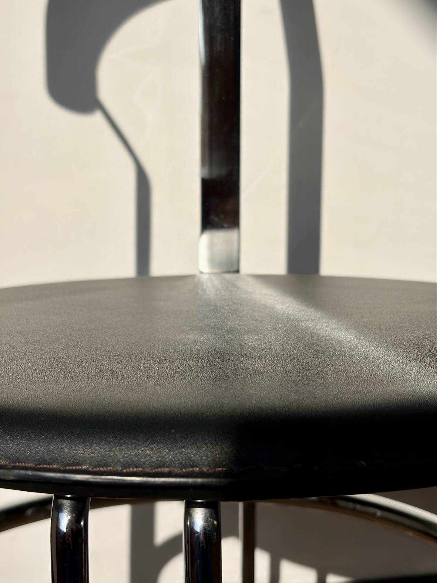 Tubular chairs, chrome steel, 1970s
