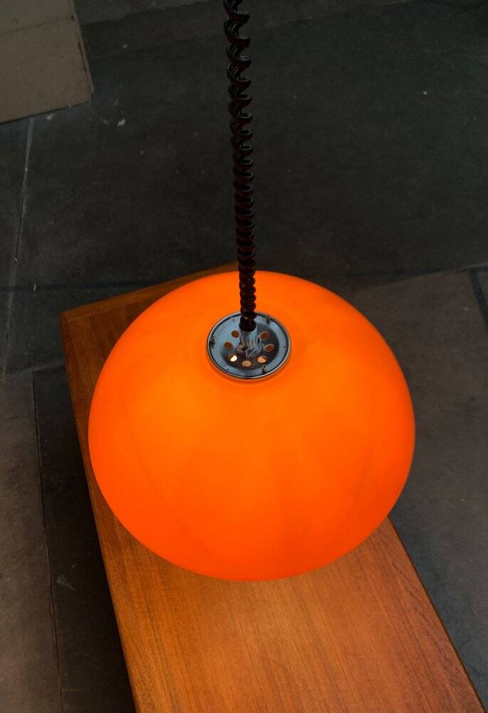 Space Age Pendant Lamp Cabras by Luigi Massoni for Guzzini, 1960s