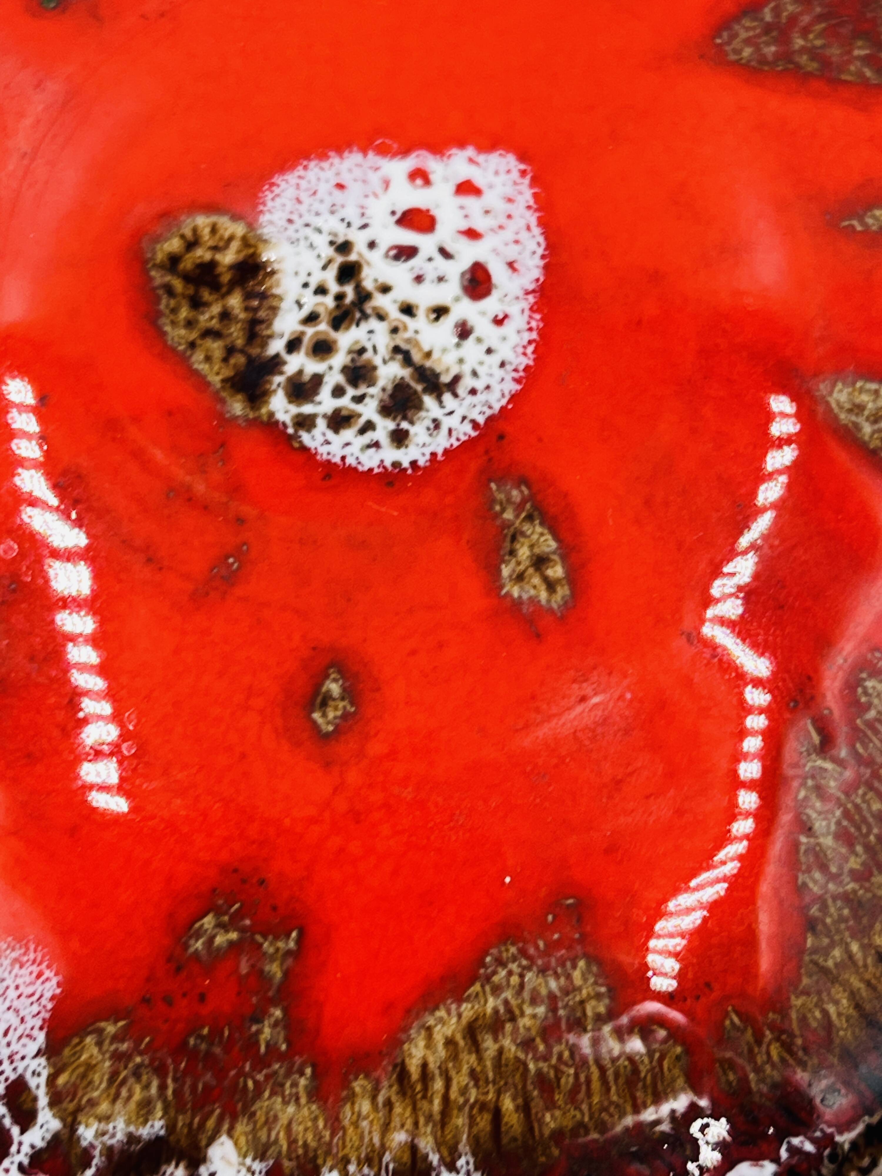 Vallauris red candy dish