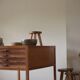 Large Danish drawing cabinet from the mid-century in pine and beech, 1960s.