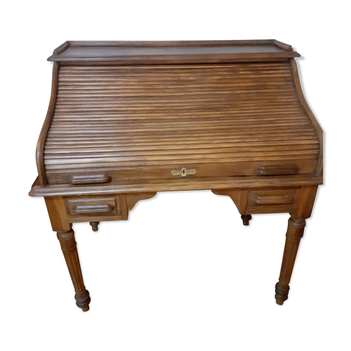 Beginning XX walnut curtain desk