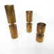 3 Scandinavian candlesticks in solid brass Thelma Zoega, Sweden, 1976