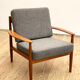 Fauteuil par Grete Jalk pour France & Son, 1950