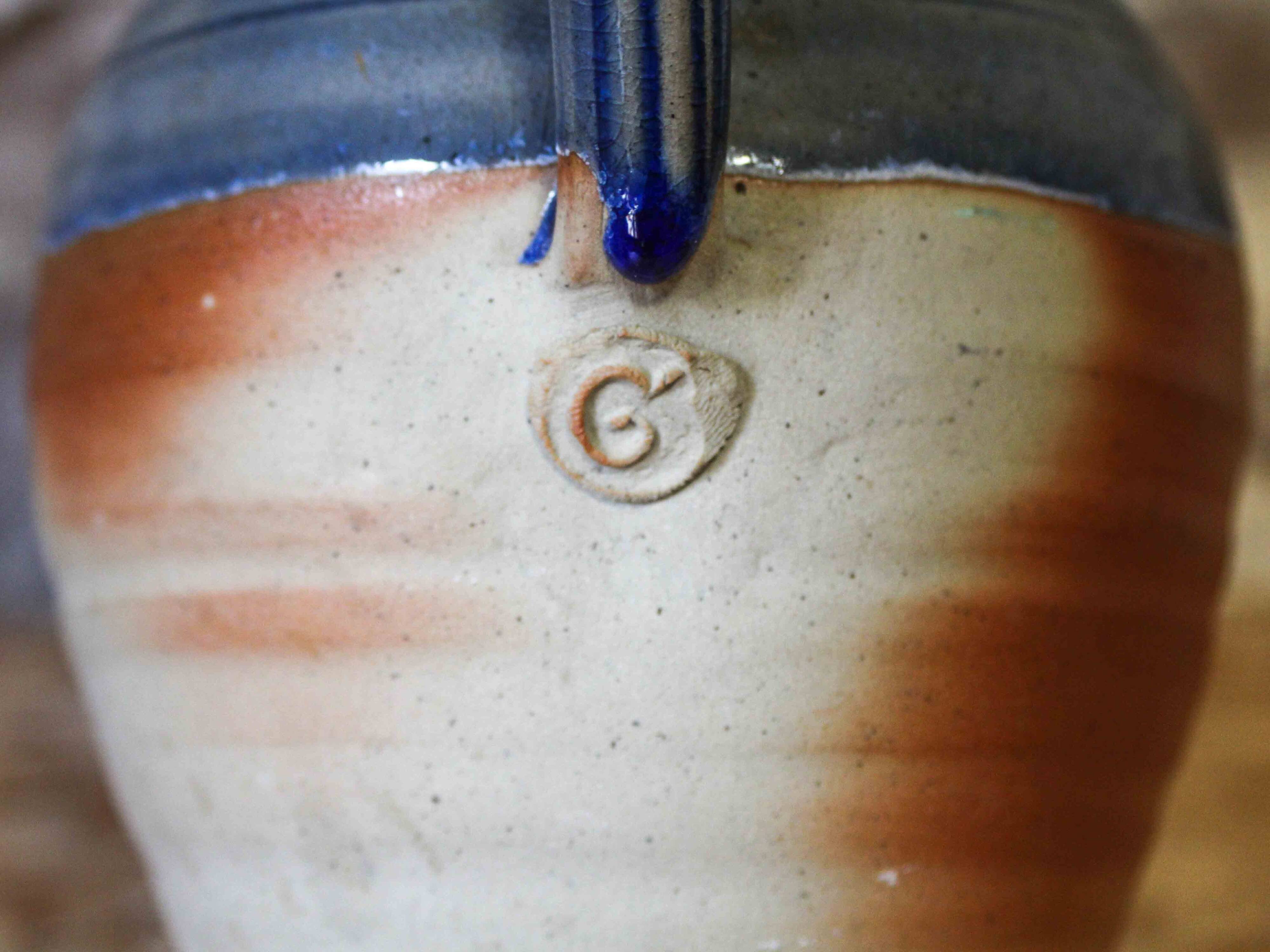 Stoneware jug from Puisaye - Véronique Durey