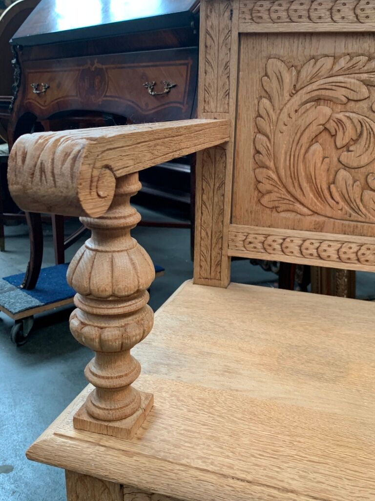 Renaissance-style bench