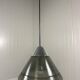 Peill & Putzler cone shaped glass hanging lamp, Germany