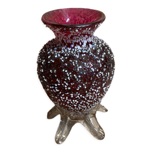 vase en verre style fat - lava
