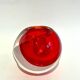 Sommerso round vase, Murano
