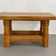 Vintage solid oak coffee table