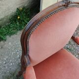 Paire de fauteuils anciens style louis xv