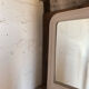 Louis Philippe mirror, 19th century, beige patina.
