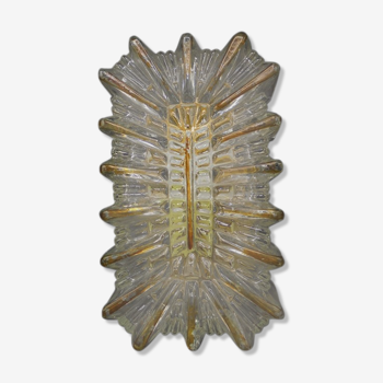 Vintage wall sconce in glass