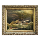 19th century painting "The Shipwreck"