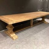 Spirito monastery table in solid oak - length 350 cm