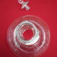 Carafe attrape mouches ronde en cristal soufflé