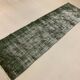 Distressed Turkish Runner 280x78 cm wool Vintage rug, Overdyed Black