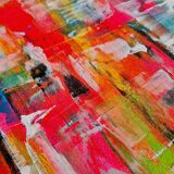 Abstract painting table