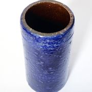 vase rouleau bleu Italie 1960