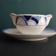French vintage sauce boat, Digoin Sarreguemines