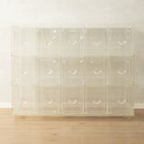 Acrylic chest of drawers, unique piece, 1980s