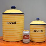 Deux pots en céramique