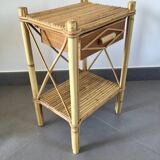 Rattan Bedside