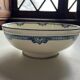 Large Art Deco ironstone salad bowl