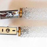 Pair of Scandinavian wall lights from the 70s