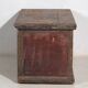 Antique solid gilded wooden chest dated 1846 #86