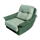 Large green armchair relax