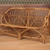 Rattan bench