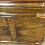 Art deco bookcase display cabinet by Jindrich Halabala