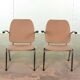 Gispen armchairs by Martin de Wit on Chrome Steel Frame w. Bakelite Armrest
