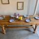 Table de ferme ancienne en bois massif