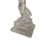 Art Deco Table Lamp With Half Naked Woman, 1930s
