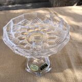 Compotier  Coupelle en cristal sur pied