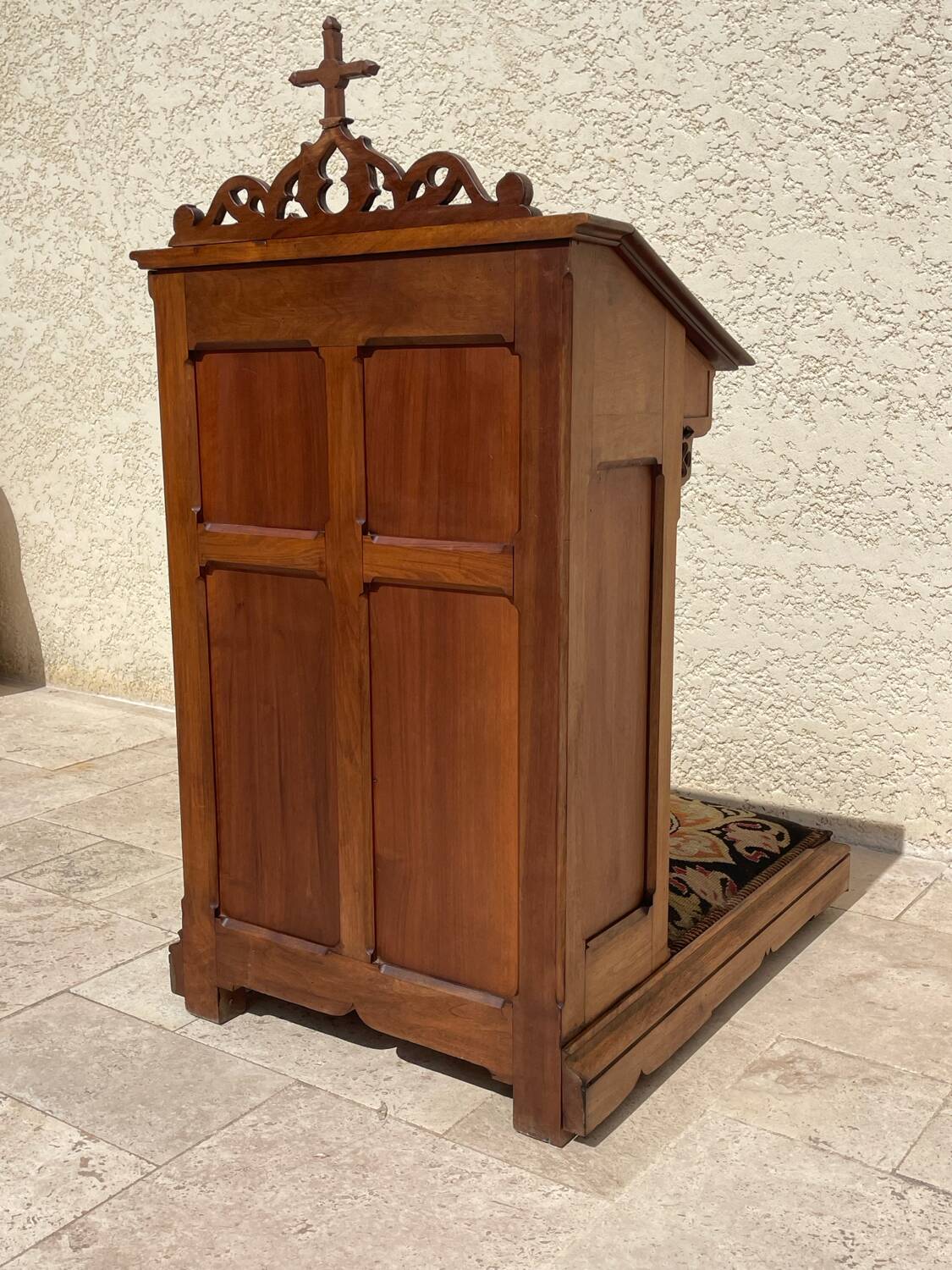 Pray to God in Neo-Gothic Walnut
