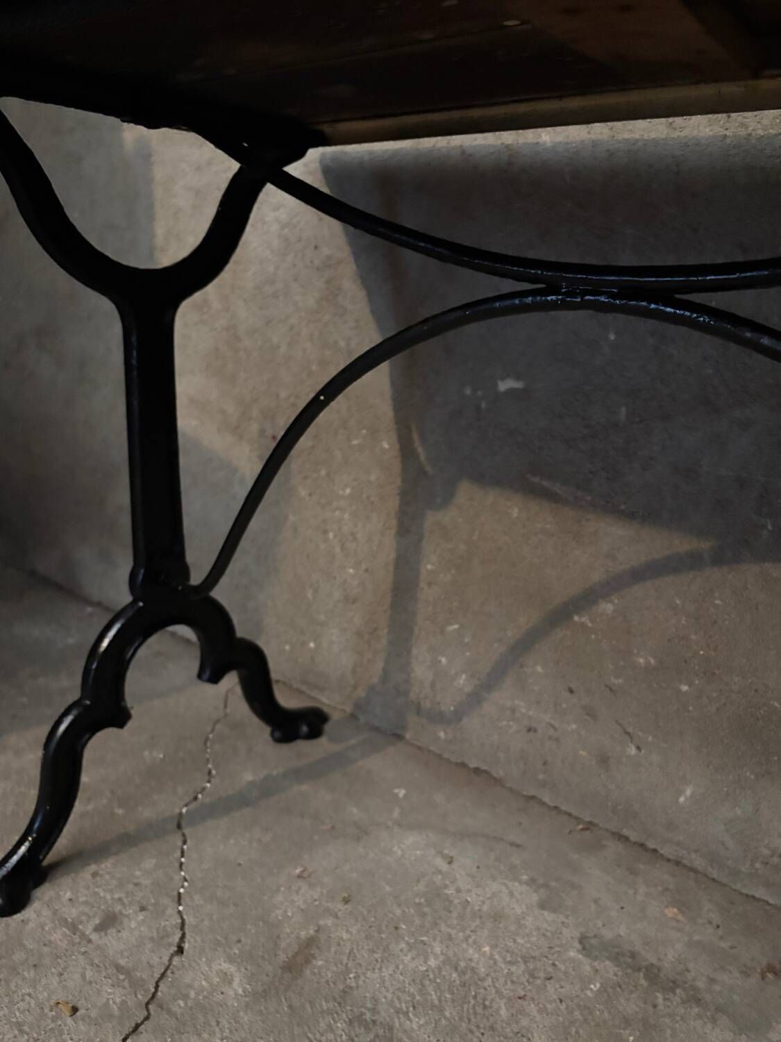 Authentic bistro table