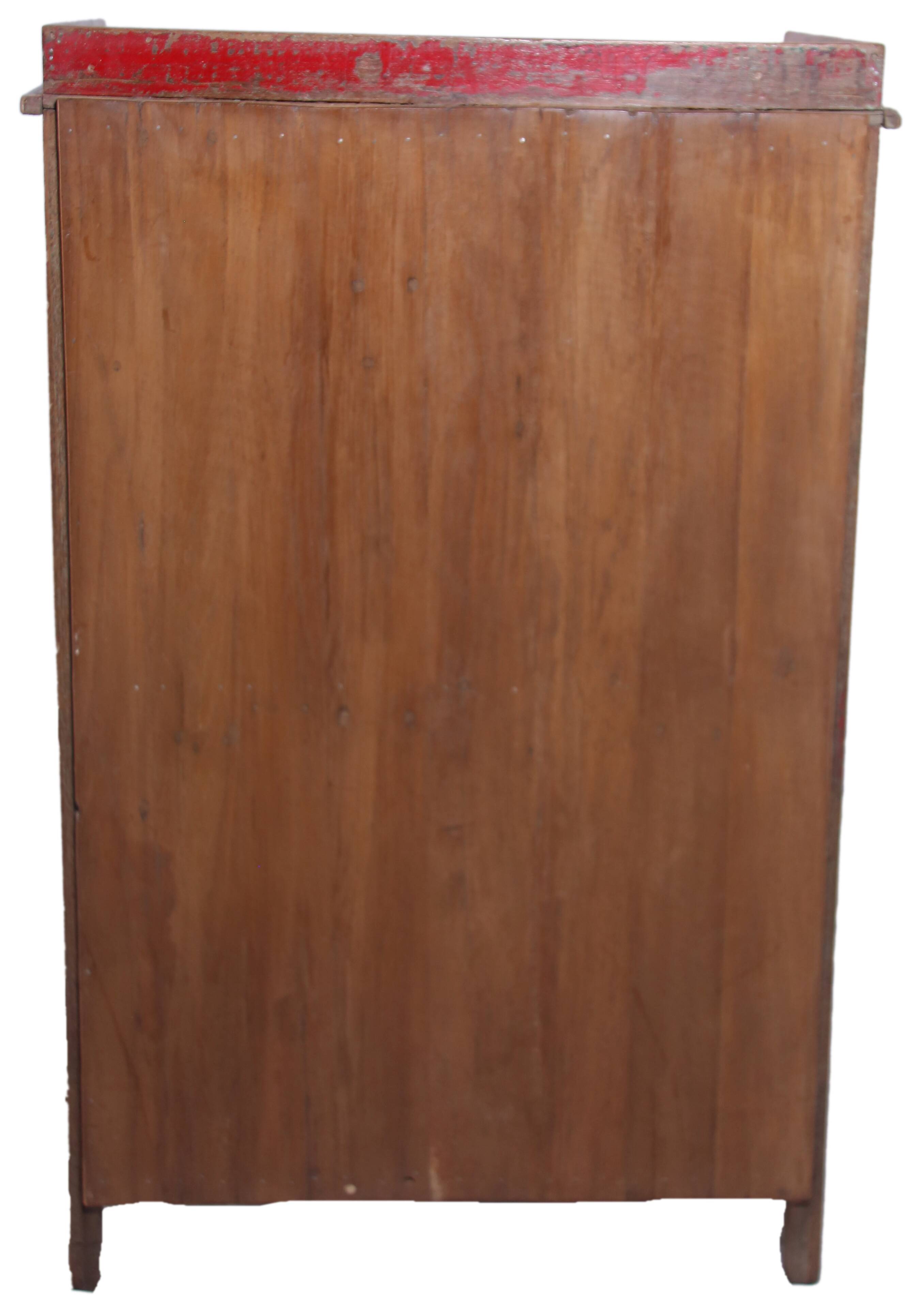 Teak display cabinet